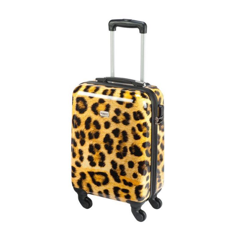 Princess Traveller Animal Print – Handbagagekoffer – Leopard – S – 55cm