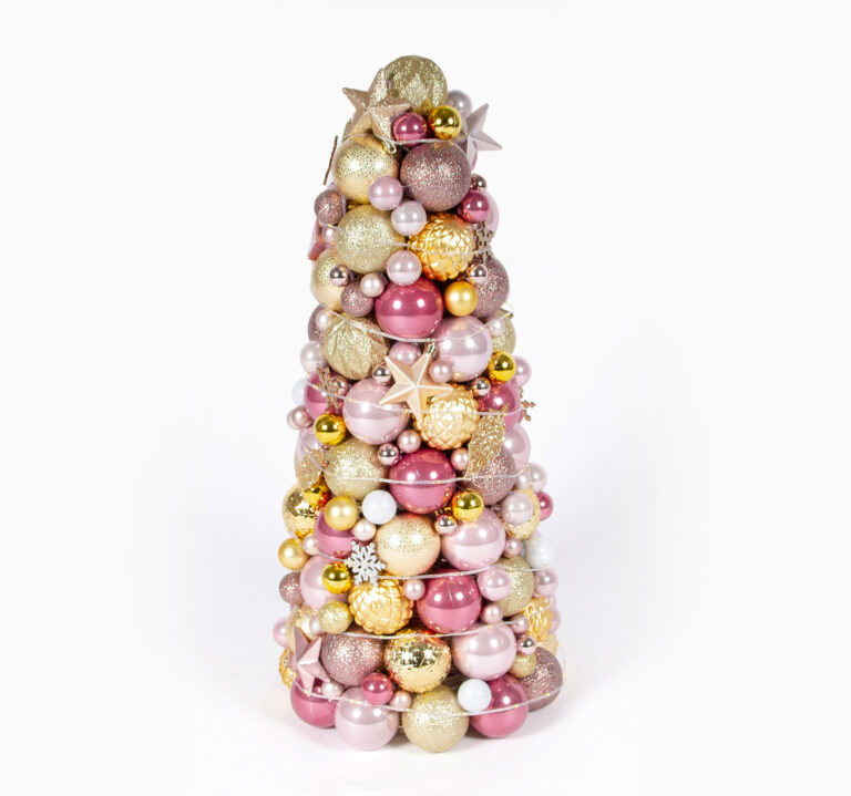 Kerstboom DIY pakket – Roze